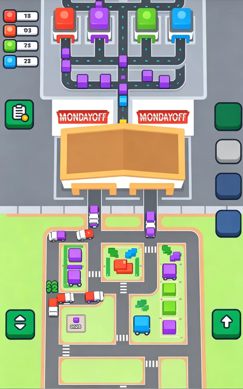 Top-down view of Vethor Block Haul